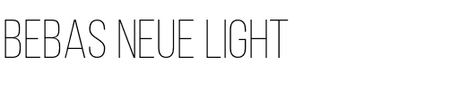 Bebas Neue Light.otf
