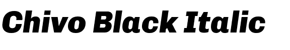 Chivo Black Italic.otf
