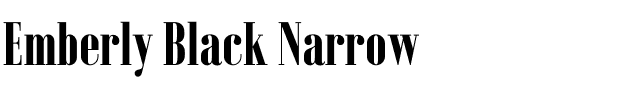 Emberly Black Narrow.otf