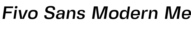 Fivo Sans Modern Med.otf