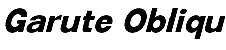 Garute Oblique.otf