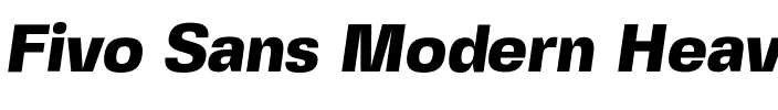 Fivo Sans Modern Heavy.otf