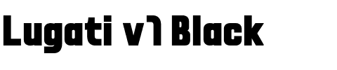 Lugati v1 Black.otf
