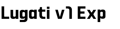 Lugati v1 Exp.otf