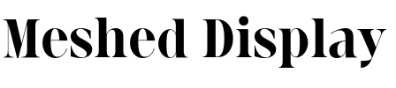 Meshed Display.otf