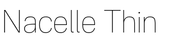 Nacelle Thin.otf