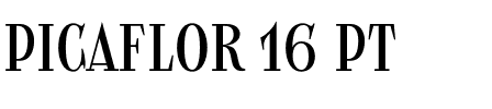 Picaflor 16 pt.otf
