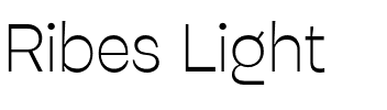 Ribes Light.otf