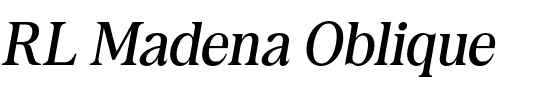 RL Madena Oblique.otf