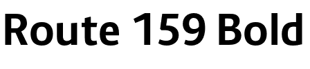 Route 159 Bold.otf