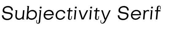 Subjectivity Serif.otf