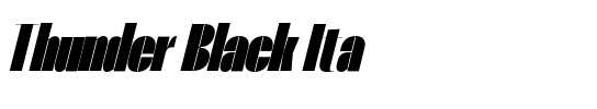 Thunder Black Ita.otf