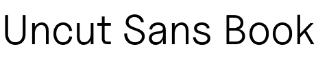 Uncut Sans Book.otf