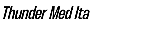Thunder Med Ita.otf