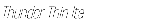 Thunder Thin Ita.otf