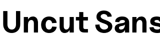 Uncut Sans.otf