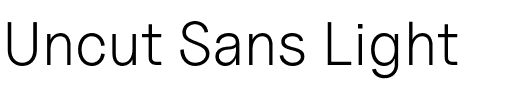 Uncut Sans Light.otf