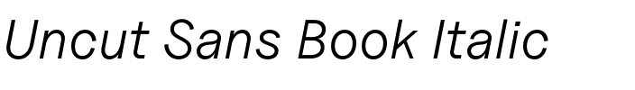 Uncut Sans Book Italic.otf