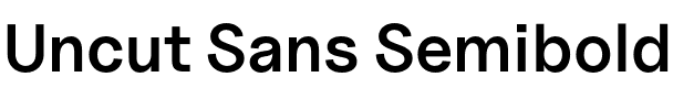 Uncut Sans Semibold.otf