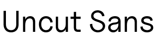 Uncut Sans.otf