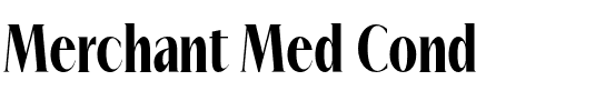 Merchant Med Cond.otf