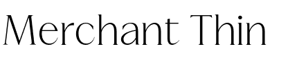 Merchant Thin.otf