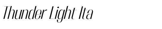 Thunder Light Ita.otf