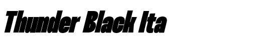 Thunder Black Ita.otf