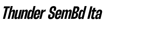 Thunder SemBd Ita.otf