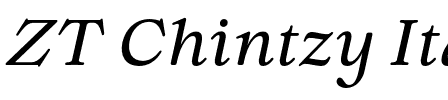 ZT Chintzy Ita.otf