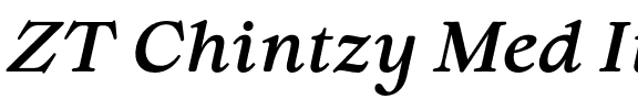 ZT Chintzy Med Ita.otf