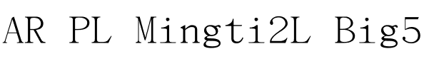 AR PL Mingti2L Big5.ttf