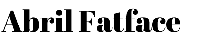 Abril Fatface.ttf