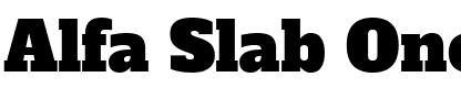 Alfa Slab One.ttf