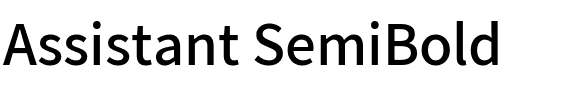 Assistant SemiBold.ttf