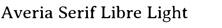Averia Serif Libre Light.ttf