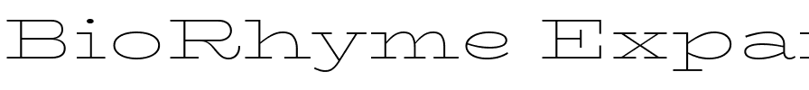 BioRhyme Expanded ExtraLight.ttf
