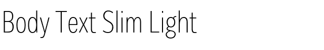 Body Text Slim Light.otf