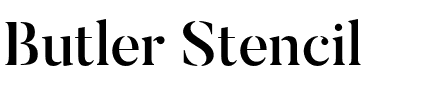 Butler Stencil.otf