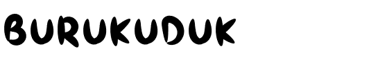 Burukuduk.otf