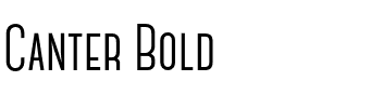 Canter Bold.otf