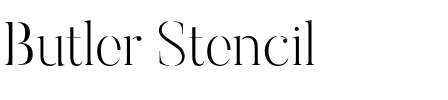 Butler Stencil.otf