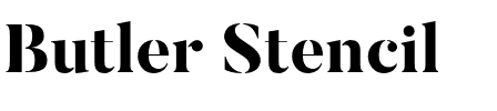Butler Stencil.otf