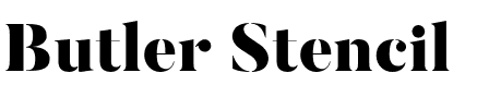 Butler Stencil.otf