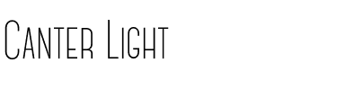 Canter Light.otf