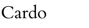 Cardo.ttf