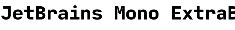 JetBrains Mono ExtraBold.ttf