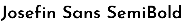Josefin Sans SemiBold.ttf