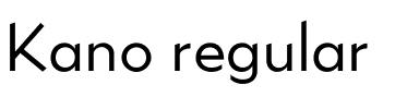 Kano regular.otf