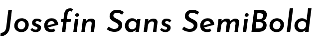 Josefin Sans SemiBold.ttf